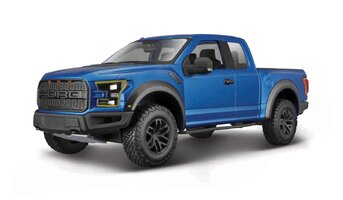 Ford F-150 Raptor, blue, 2017